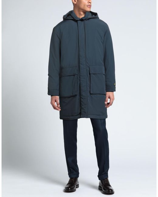 Lyle & Scott Blue Coat for men