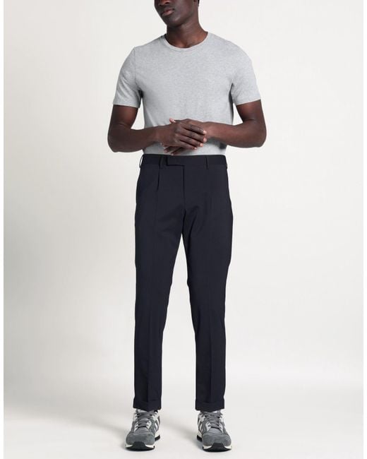 Germano Blue Midnight Pants Virgin Wool, Elastane for men