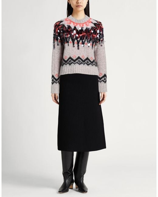 Roberto Collina Multicolor Light Turtleneck Merino Wool, Mohair Wool, Polyamide