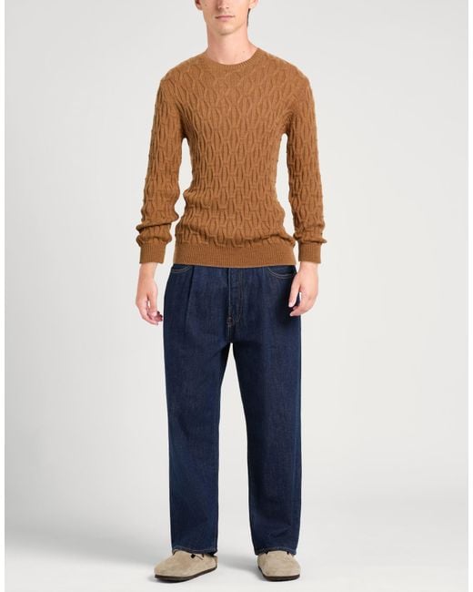 Officina 36 Brown Sweaters for men