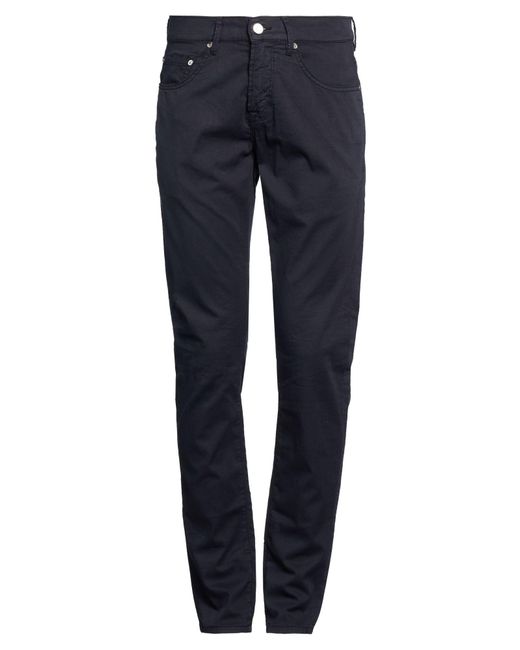Baldessarini Blue Midnight Pants Cotton, Elastane for men