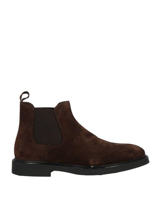 Melluso Brown Ankle Boots Leather for men