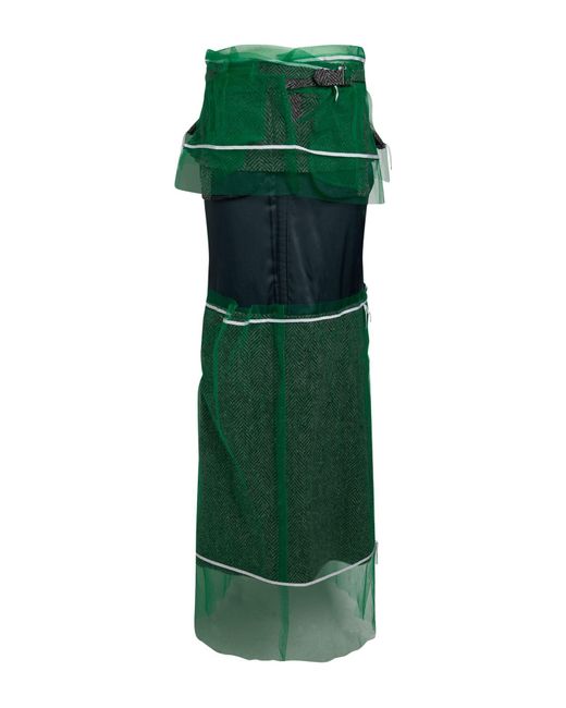 Maison Margiela Green Midi Dress