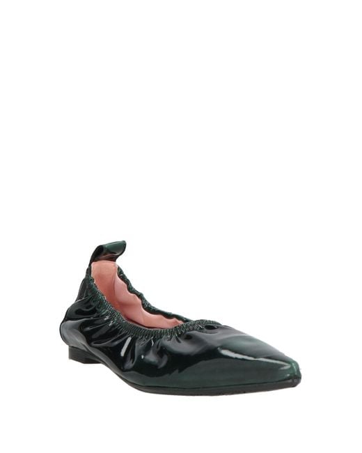 Ballerines Ras en coloris Black