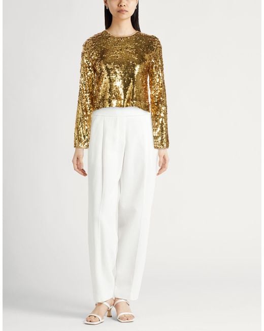 Top Jucca en coloris Metallic