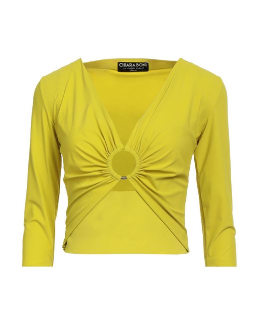 La Petite Robe Di Chiara Boni Yellow Tops