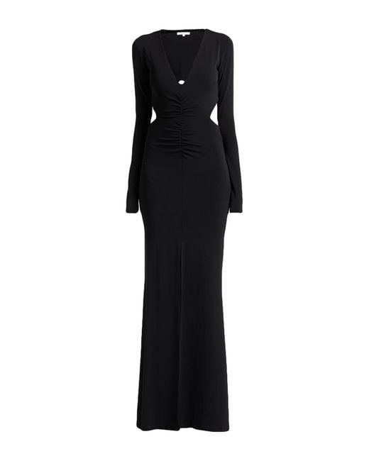 Patrizia Pepe Black Maxi-Kleid