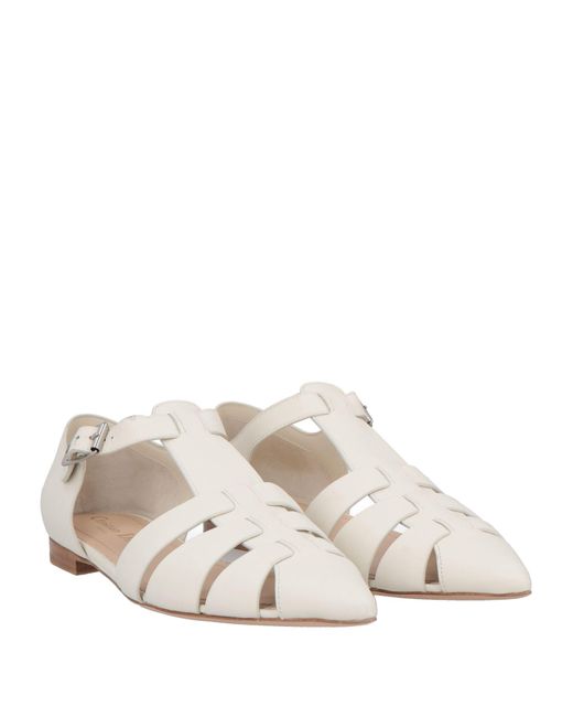 Dior Natural Off Sandals Leather