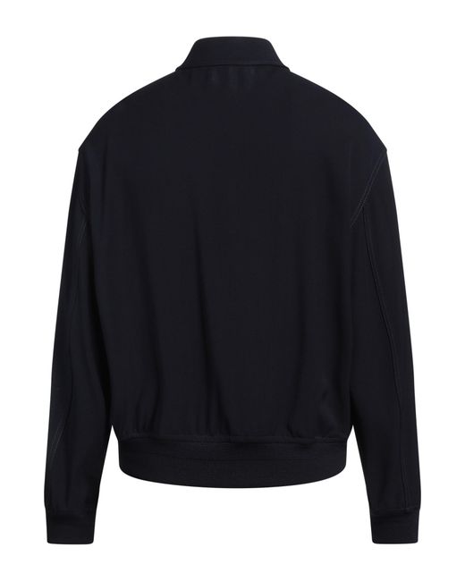 Giorgio Armani Blue Jacket Viscose, Virgin Wool, Polyamide, Elastane for men