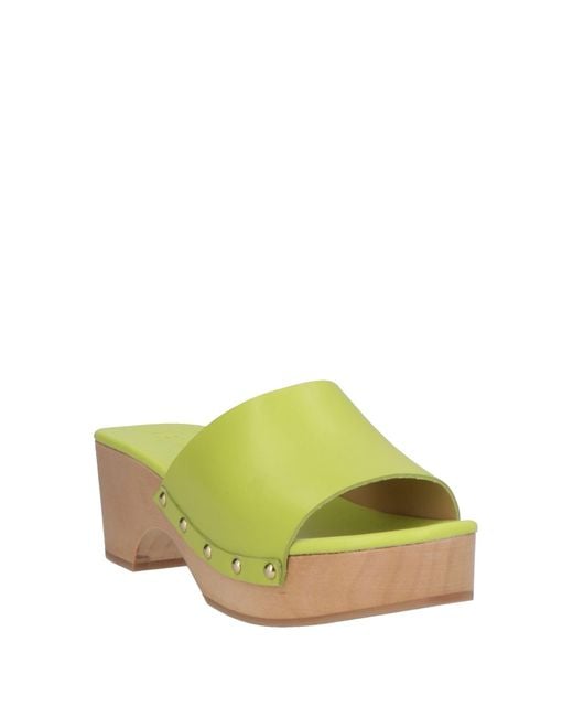 Aeyde Green Mules & Clogs