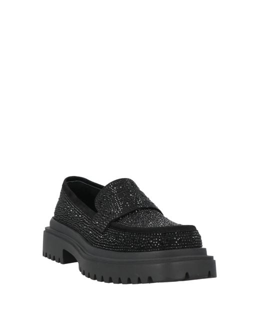 Manufacture D'essai Black Loafers Textile Fibers