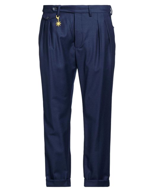 Manuel Ritz Blue Trouser for men