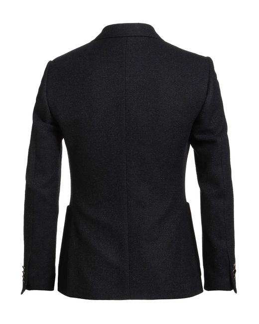 Lardini Black Midnight Blazer Wool, Polyester, Cashmere for men