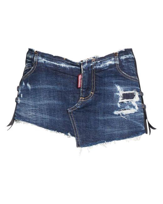 DSquared² Blue Denim Skirt Cotton, Elastane
