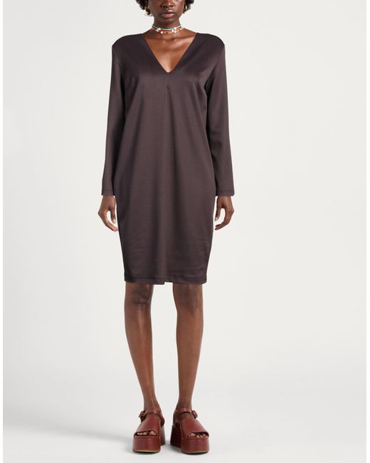 Alpha Studio Brown Mini Dress