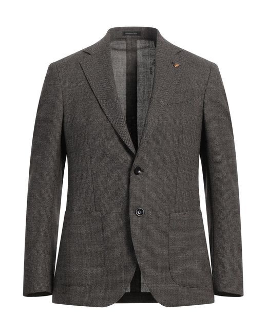 Sartoria Latorre Black Blazer Wool for men