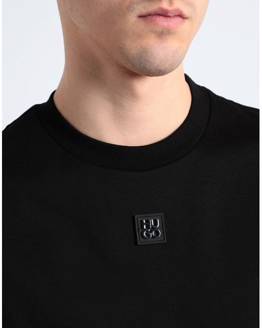 HUGO Black T-shirt for men