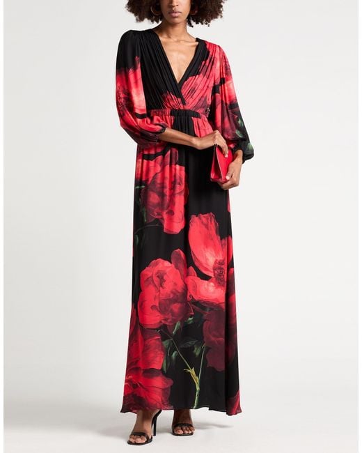 Vestito Lungo di Alice + Olivia in Red