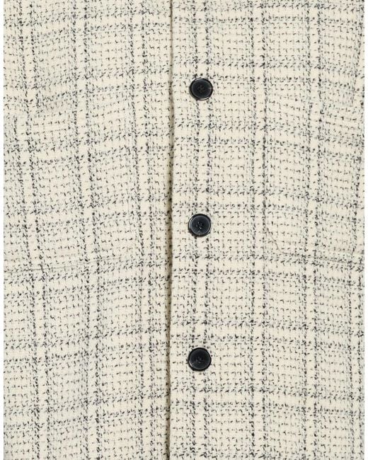 FRAME Gray Ivory Jacket Wool, Polyamide for men