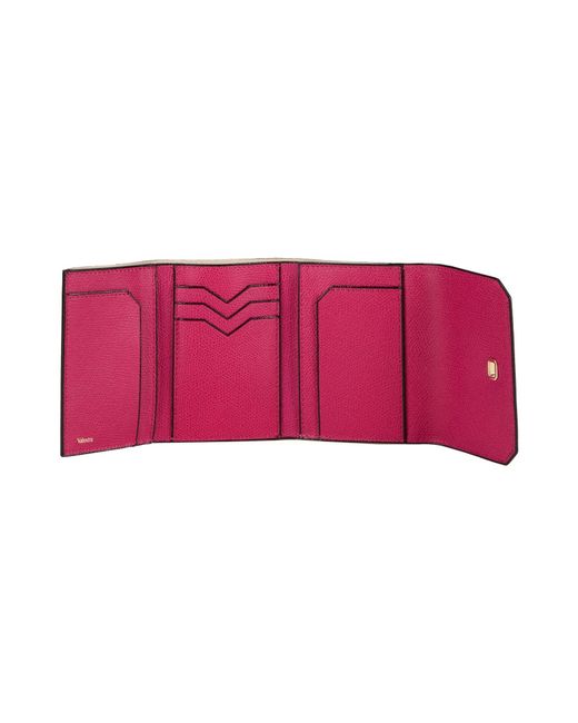 Valextra Pink Brieftasche