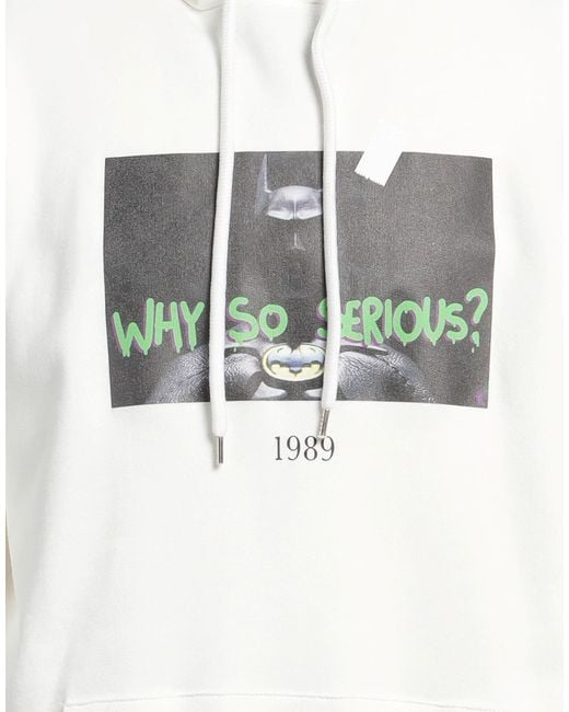 Throwback. White Sweatshirt for men
