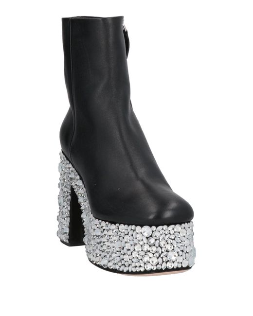 HAUS OF HONEY Black Ankle Boots