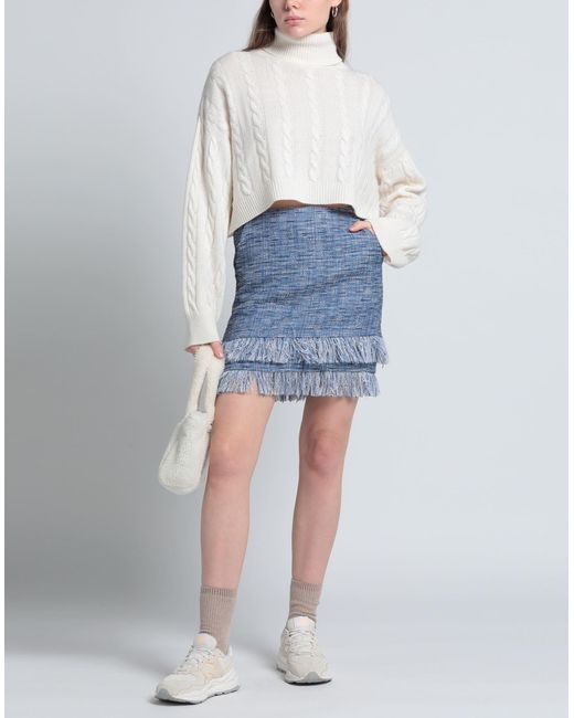 Karl Lagerfeld Blue Mini Skirt