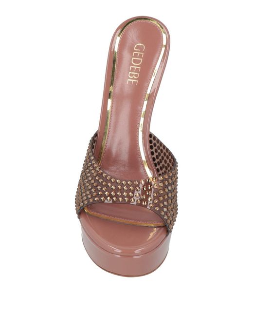 Gedebe Pink Light Sandals Pvc