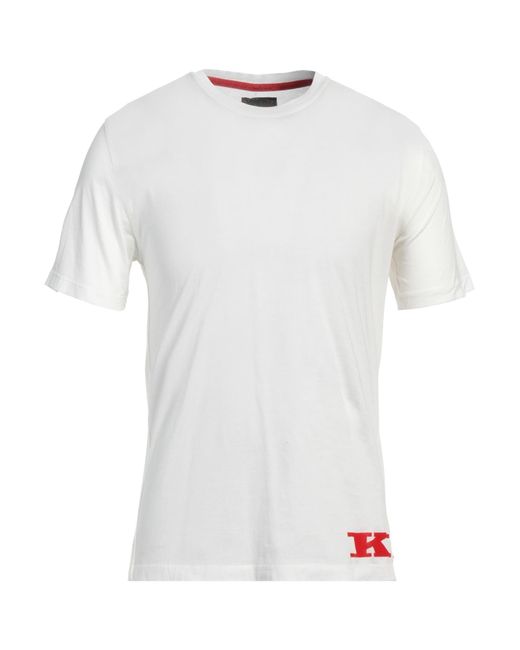 T-shirt di Kiton in White da Uomo