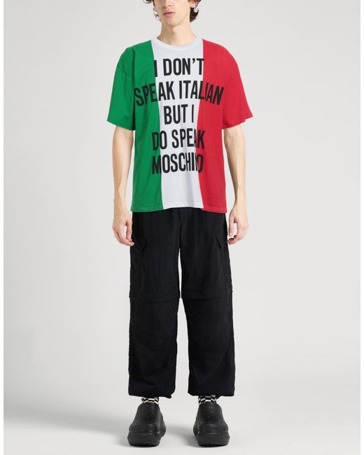 Moschino Red T-shirt for men