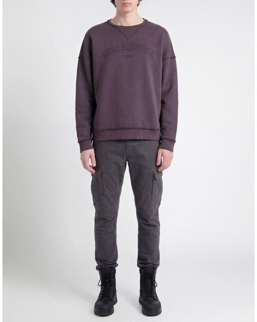 Sudadera Alpha Industries de hombre de color Purple
