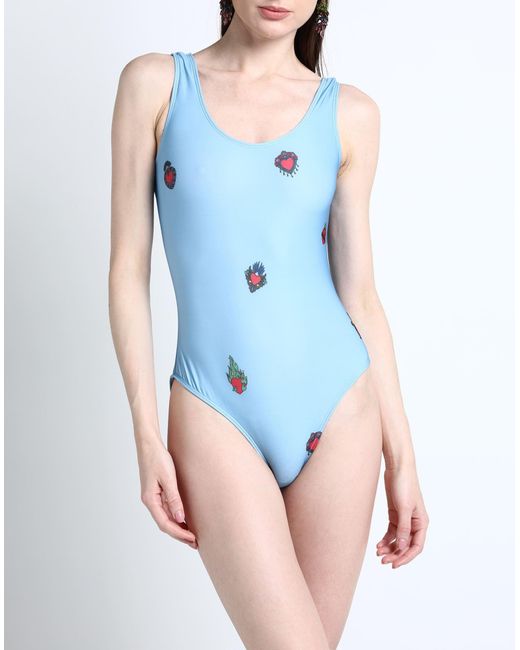 Oas Blue One-piece Swimsuit