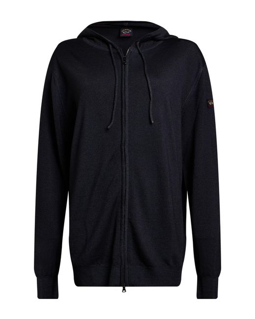 Paul & Shark Blue Sweater Virgin Wool for men