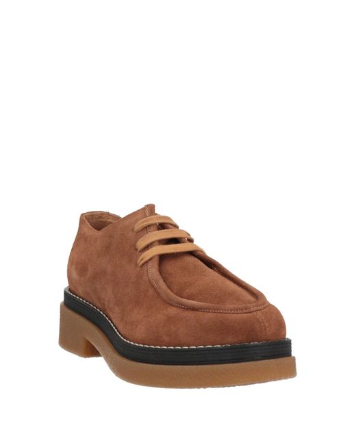 HADEL Brown Lace-up Shoes