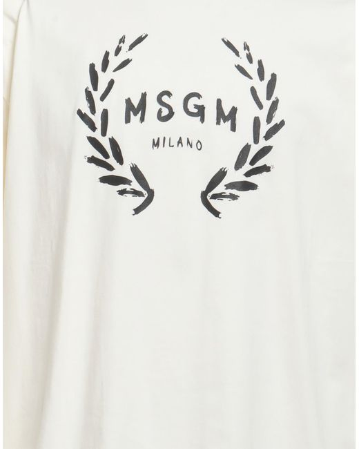 MSGM T-shirts in White für Herren