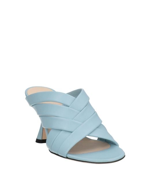 Wandler Blue Sandals