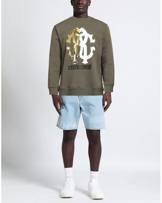 Roberto Cavalli Gray Sweatshirt for men