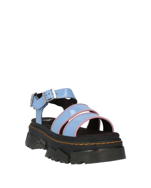 Dr. Martens Blue Light Sandals Leather, Synthetic Material