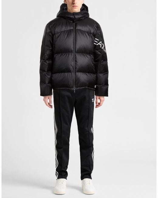 EA7 Black Puffer for men