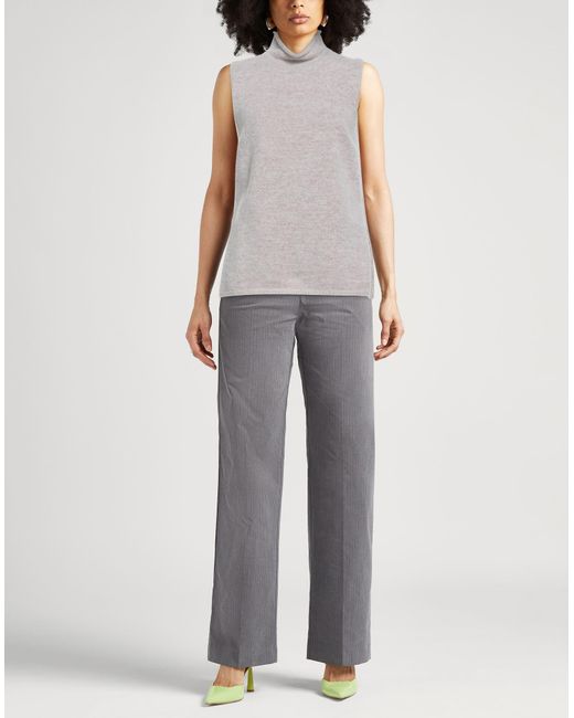 Proenza Schouler Gray Taupe Turtleneck Polyamide, Acrylic, Wool