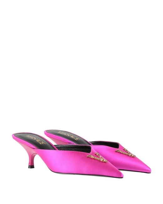 Mules & Sabots Versace en coloris Pink
