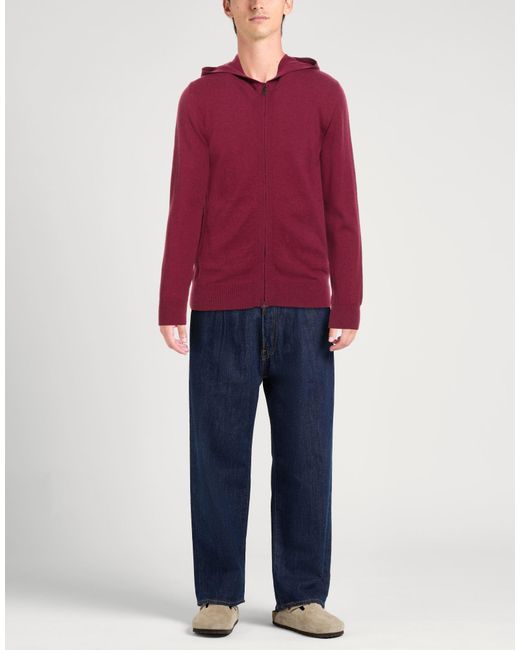 Alpha Studio Red Cardigan for men