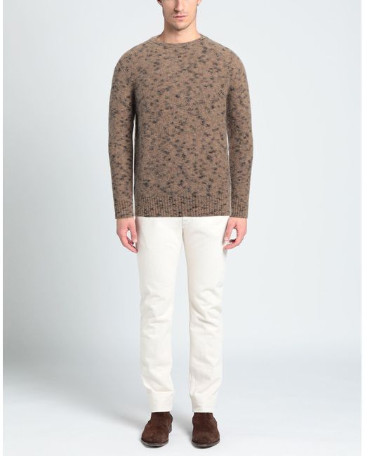 Laneus Brown Sweater for men