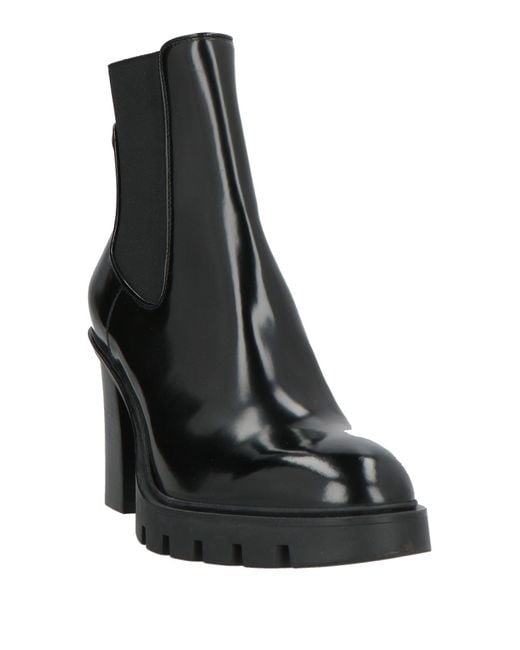 Santoni Black Stiefelette