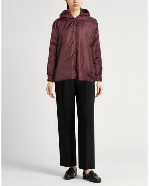 Aspesi Purple Burgundy Jacket Polyamide