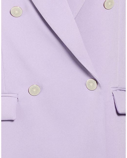 ViCOLO Purple Blazer Polyester, Elastane