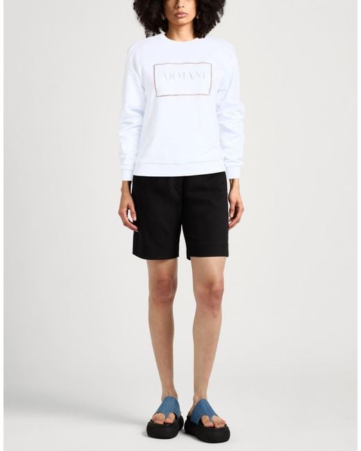 ARMANI EXCHANGE White Sweatshirt