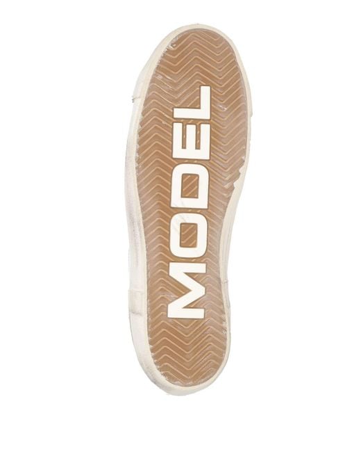 Philippe Model White Sneakers Leather for men
