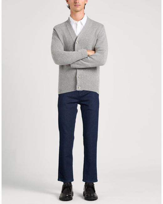 Dondup Blue Pants Cotton, Recycled Cotton, Eco Polyester for men