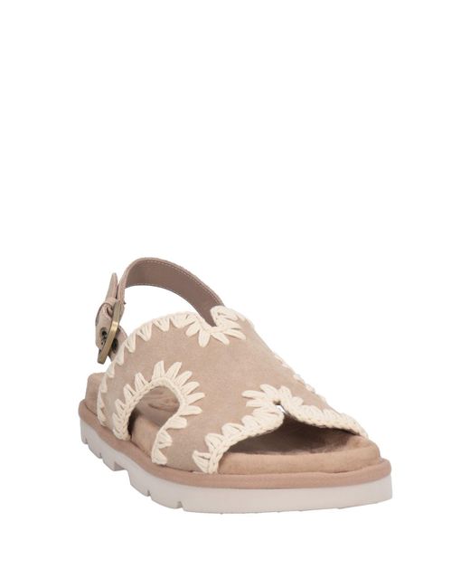 Mou Natural Sandals